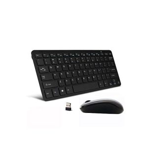 Wireless Keyboard & Mouse Mini – Black