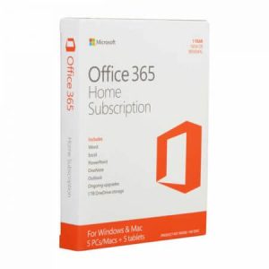 Microsoft Office 365 Home English Subscription 1YR 