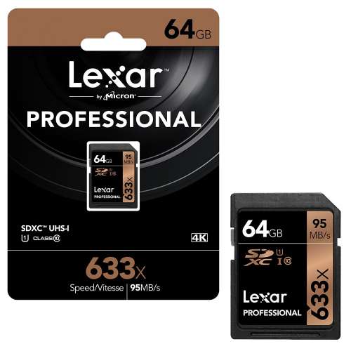64GB Lexar Pro SDHC MEMORY 64GB Lexar Pro SDHC MEMORY