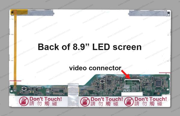 8.9 LED Standard 40 Pin B089AW01 V.1 Replacement Laptop Screen