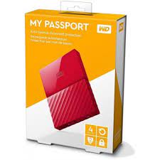 WD My Passport 4TB Portable External Hard Drive USB 3.0 Black