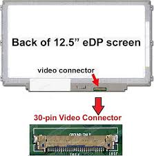 12.5 Slim 30 Pin Laptop Screen