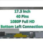 17.3" Full HD 1920x1080 Display LED Panel 40 Pin screen
