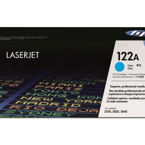 HP 122A Cyan LaserJet Toner Cartridge (Q3961A)