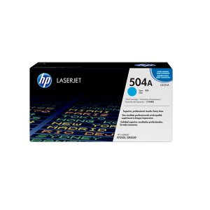 HP 504A Cyan LaserJet Toner Cartridge (CE251A)