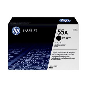 HP 55A Black LaserJet Toner Cartridge (CE255A)