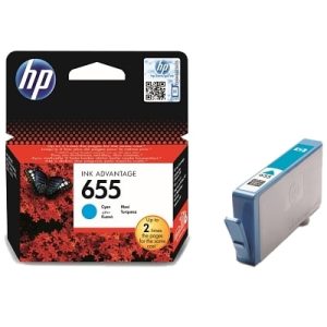 HP 655 Cyan Ink Advantage Cartridge