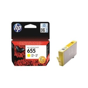 HP 655 Yellow Ink Advantage Cartridge