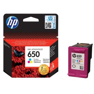 HP 650 Tri-Color Ink Advantage Cartridge