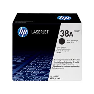 HP 38A Black original Laserjet toner cartridge Q1338A