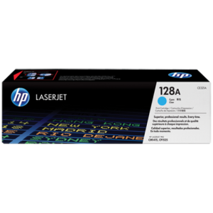HP 128A Cyan LaserJet Toner Cartridge CE321A