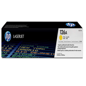 HP 126A Yellow LaserJet Toner Cartridge CE312A