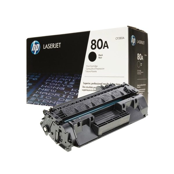 HP 80A Black LaserJet Toner Cartridge CF280A