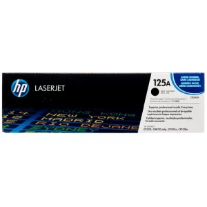 HP 125A Black LaserJet Toner Cartridge CB540A