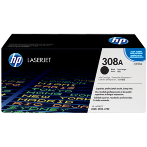 HP 308A Black original Laserjet toner cartridge Q2670A