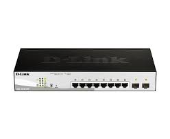 D-Link DGS-1210-10P 8-ports 1000Base-T PoE + 2 SFP ports Smart Switch