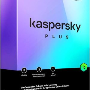 Kaspersky Plus 5 Devices – 1 Year License