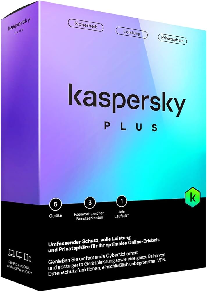 Kaspersky Plus 5 Devices – 1 Year License Kaspersky Plus 5 Devices – 1 Year License