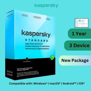 Kaspersky Standard 3 user – 1 Year License