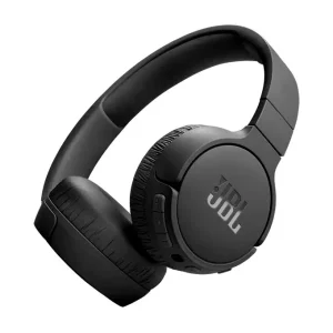 Black-JBL Wireless Over-Ear Headphones