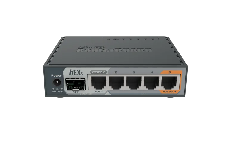 1539_lg MikroTik RB760iGS hEX S 5×Gigabit Ethernet SFP Dual Core 880MHz CPU - Image 1