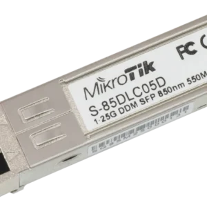 MikroTik S-85DLC05D 1.25G SFP transceiver 850nm Dual LC multimode fiber module